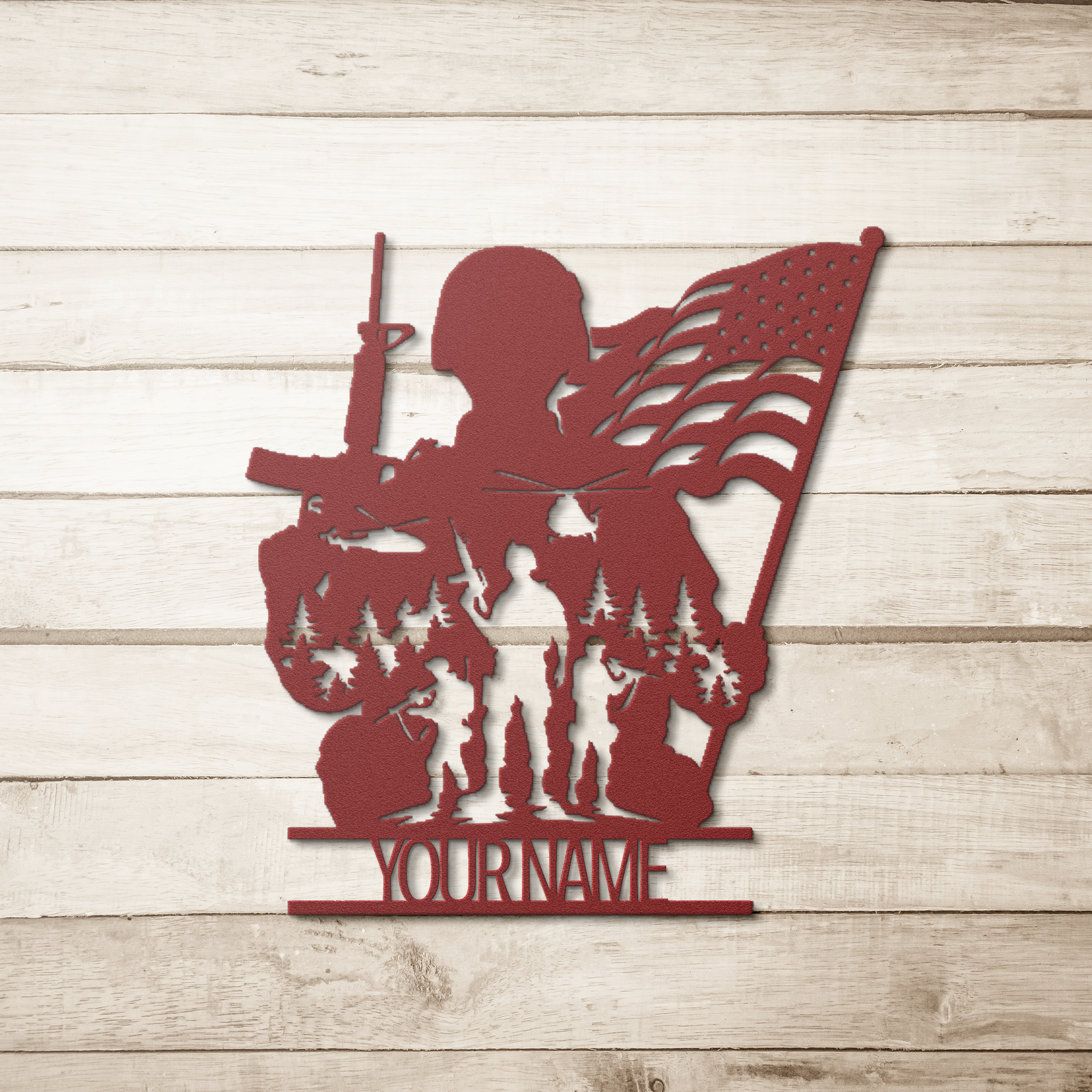 Customized Military Sign