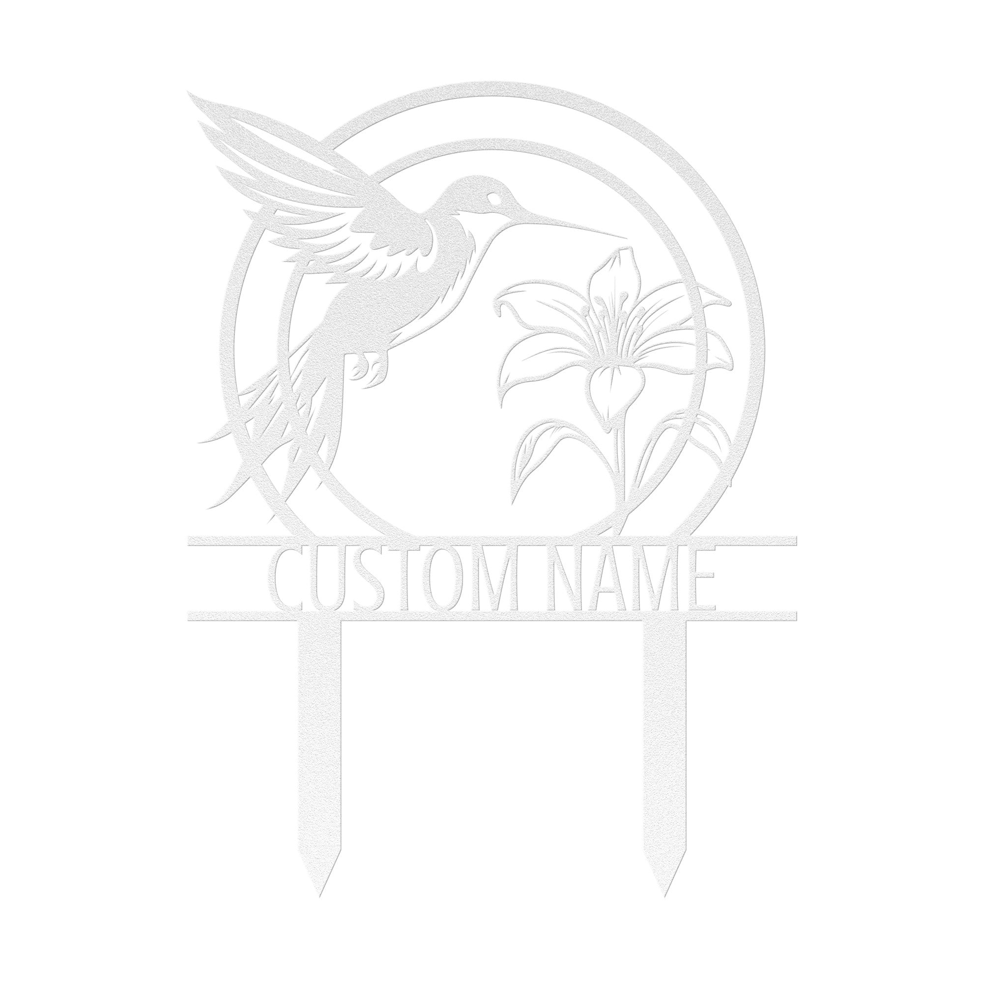 Customized Humming Bird Yard Sign