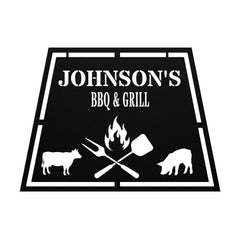 Custom Family BBQ and Grill Metal Artwork