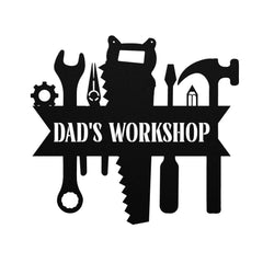 CUSTOM TOOLS MONOGRAM METAL WALL ART