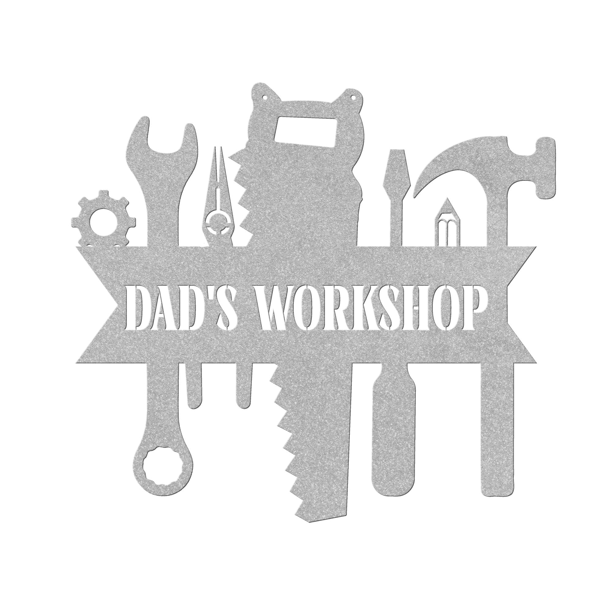 CUSTOM TOOLS MONOGRAM METAL WALL ART