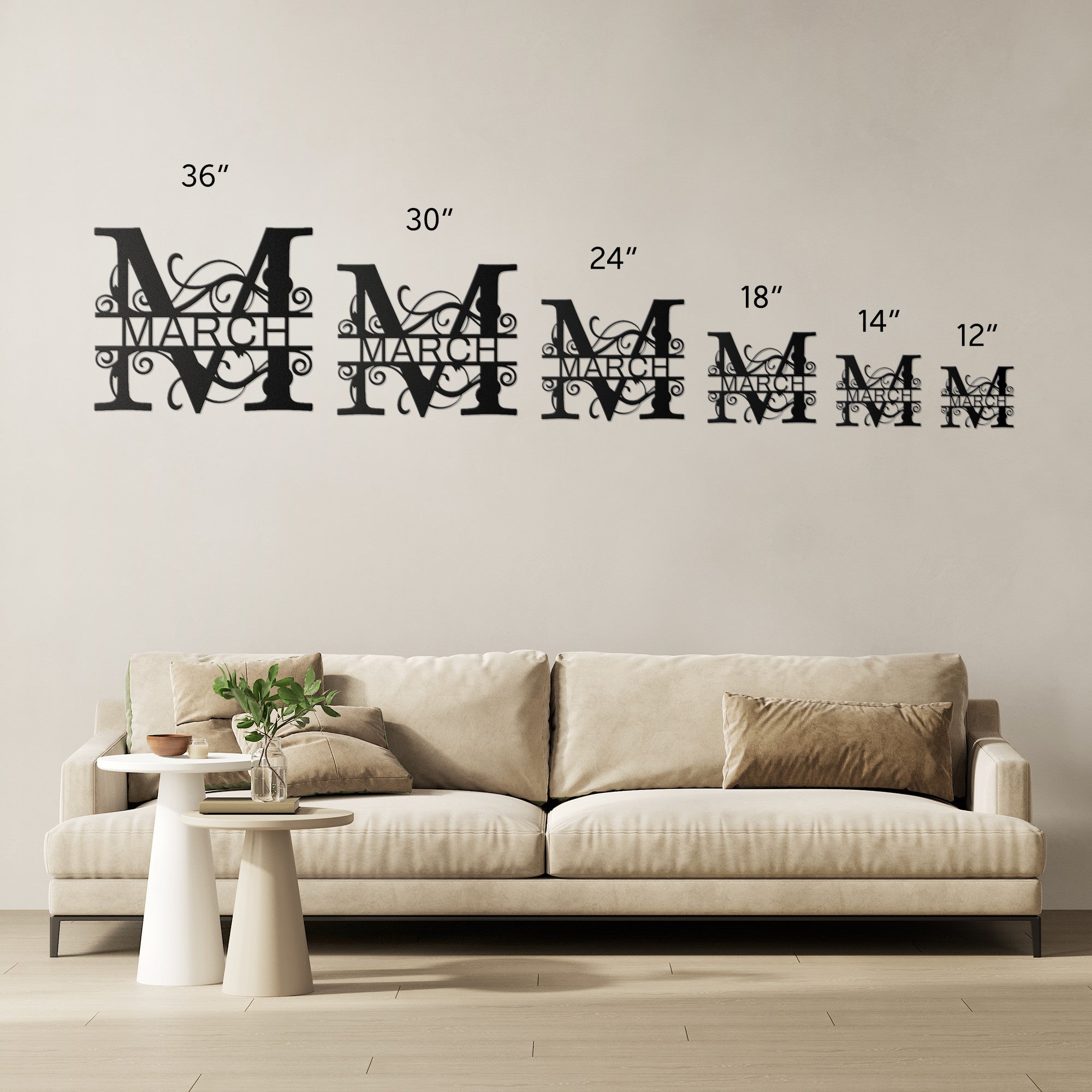 Customized Letter Monogram