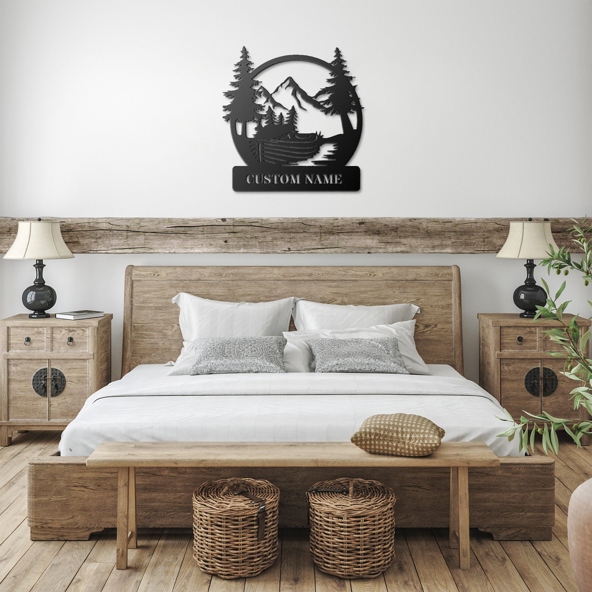 Customized Lake House - Row Boat Sign