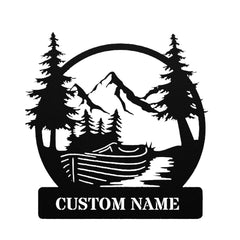 Customized Lake House - Row Boat Sign