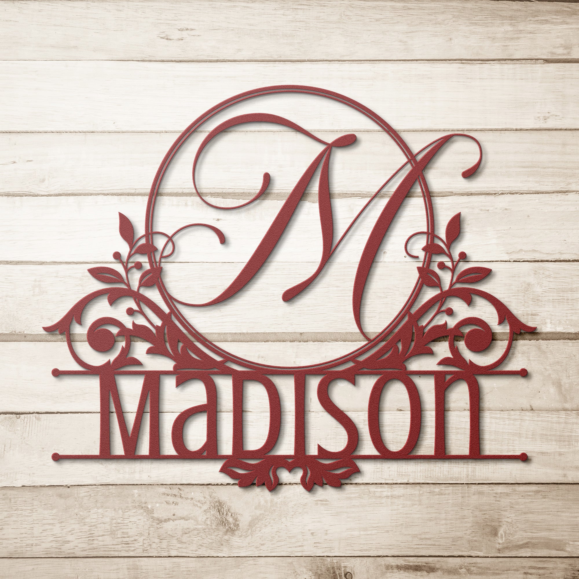 Customized Letter Monogram Sign