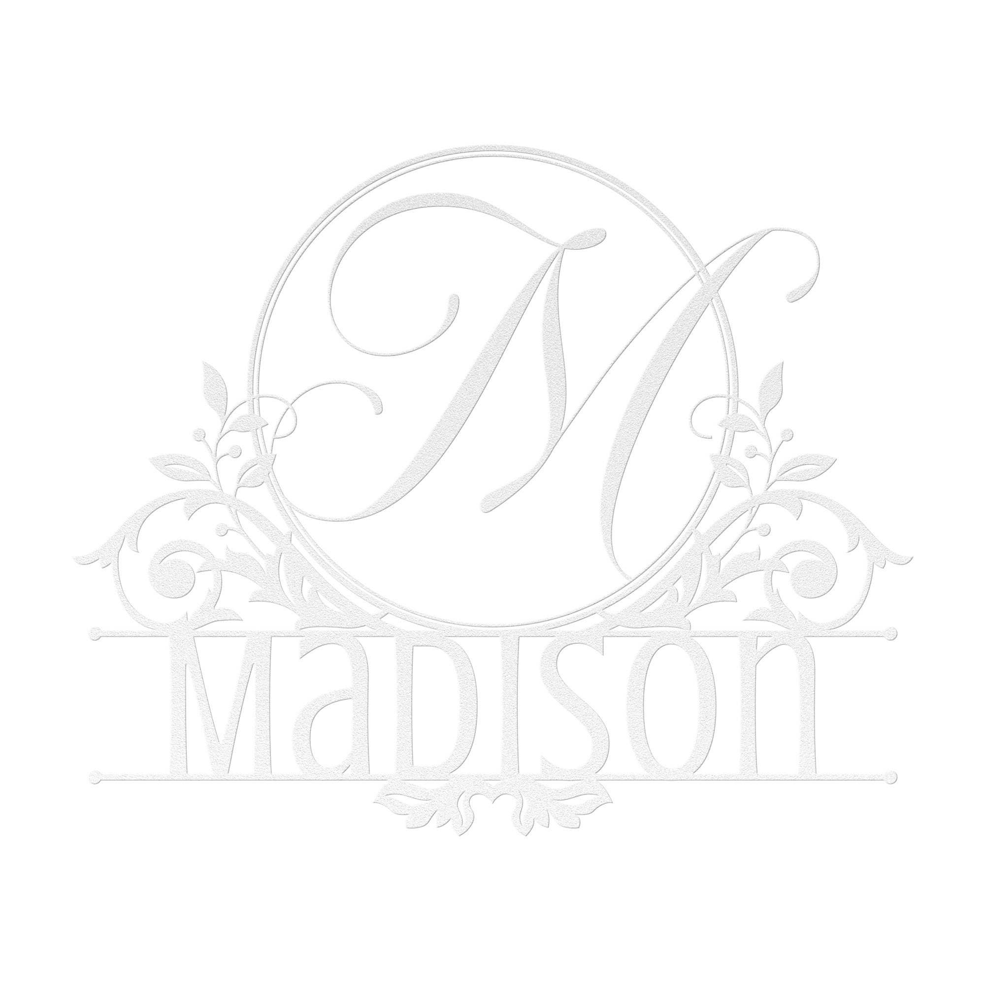 Customized Letter Monogram Sign