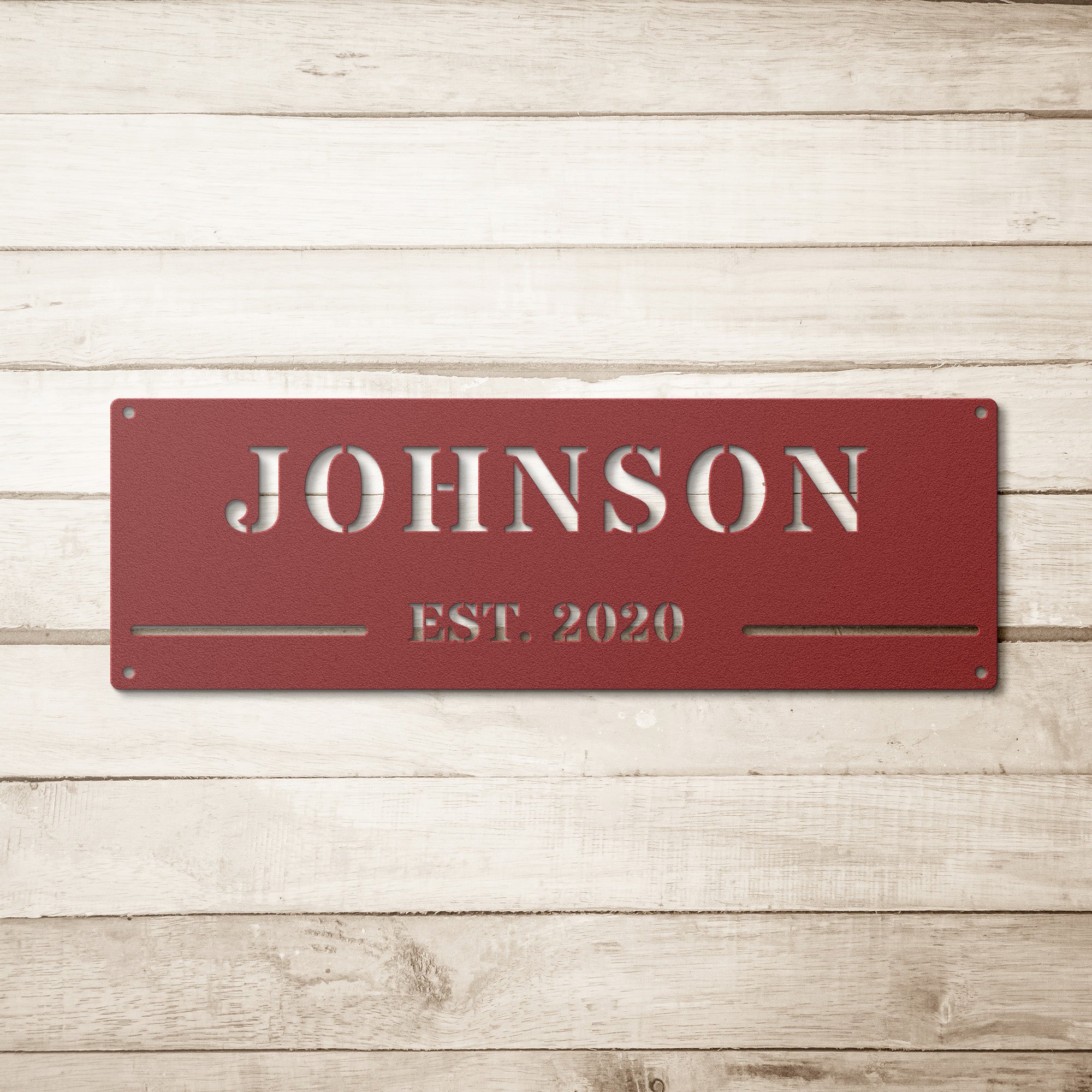 Customized Name Monogram Sign